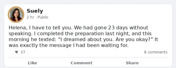 Story shared by a woman who used the Two-Name Ritual — 01