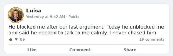Story shared by a woman who used the Two-Name Ritual — 03