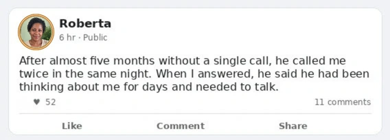 Story shared by a woman who used the Two-Name Ritual — 06