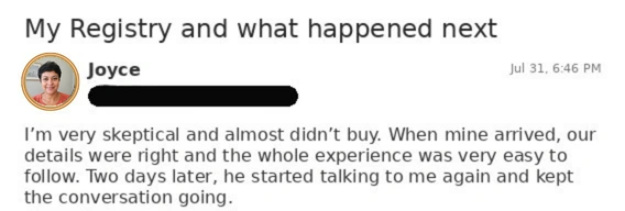 Story shared by a woman who used the Two-Name Ritual — 10