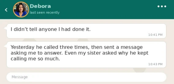 Story shared by a woman who used the Two-Name Ritual — 12