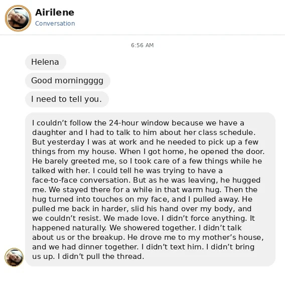 Story shared by a woman who used the Two-Name Ritual — 15